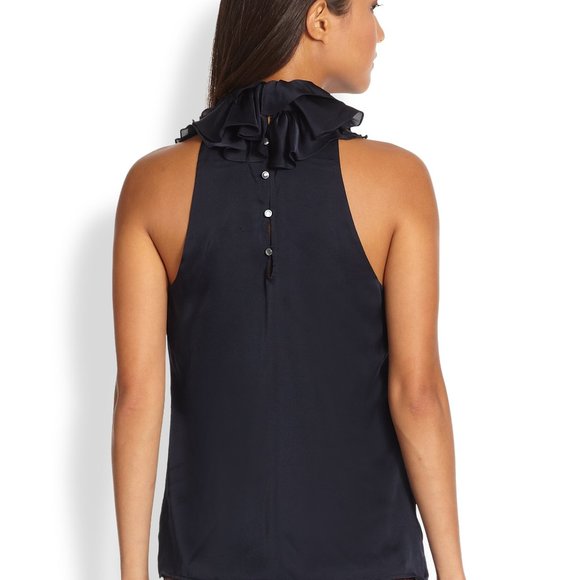 Ralph Lauren Blue Label Halen Silk Georgette - Picture 2 of 7